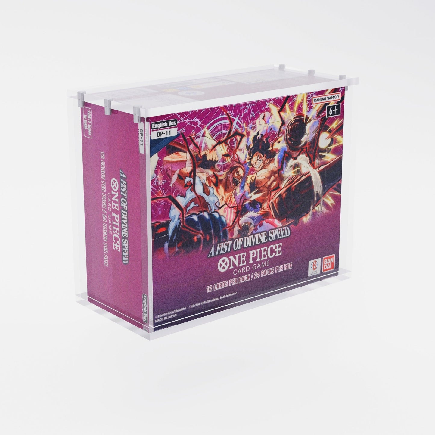 One Piece Booster Box Acrylic Case (Straight Corner)